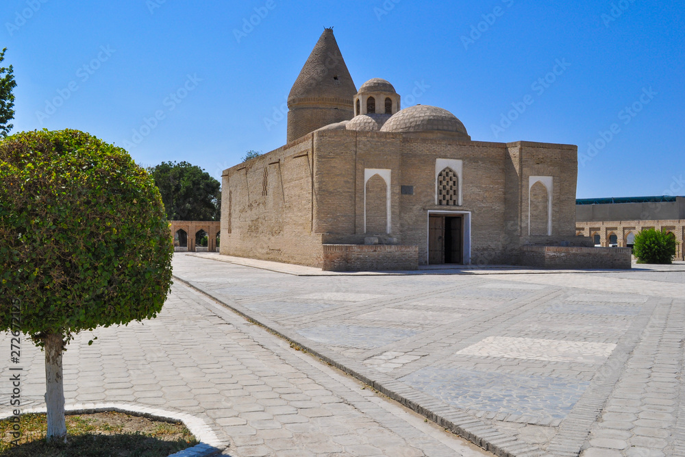 Chashma-Ayub mausoleum is located in the historical part of Bukhara, Uzbekistan.