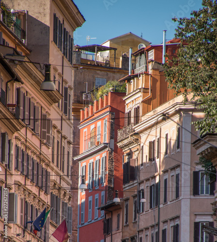 Side street in Rome's city center