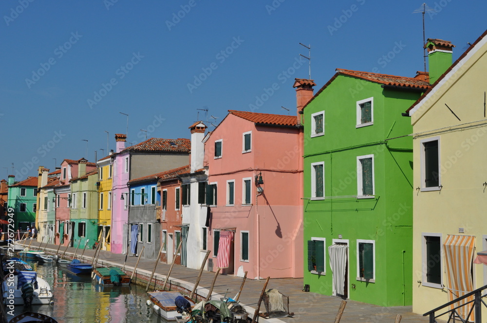 Maison colorée, Burano, Venise, Itallie