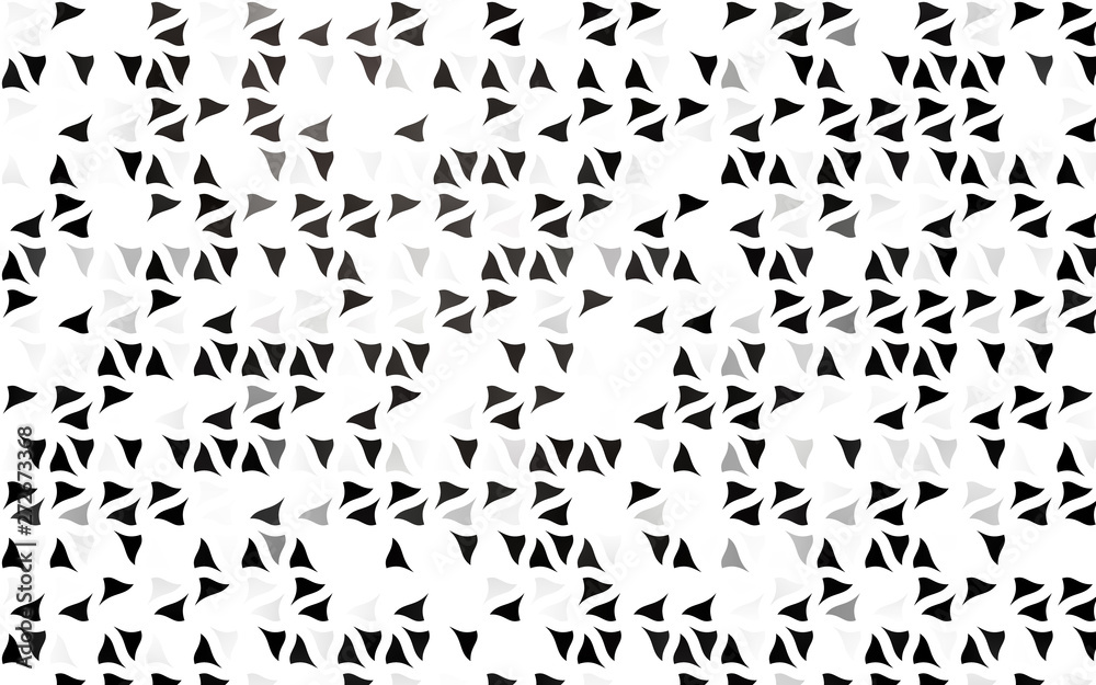 Light Black vector cover in polygonal style. Light Black vector cover in polygonal style.