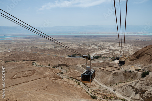 Lift up Masada dead sea Israel