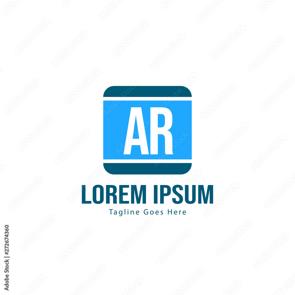 AR Letter Logo Design. Creative Modern AR Letters Icon Illustration AR Letter Logo Design. Creative Modern AR Letters Icon Illustration