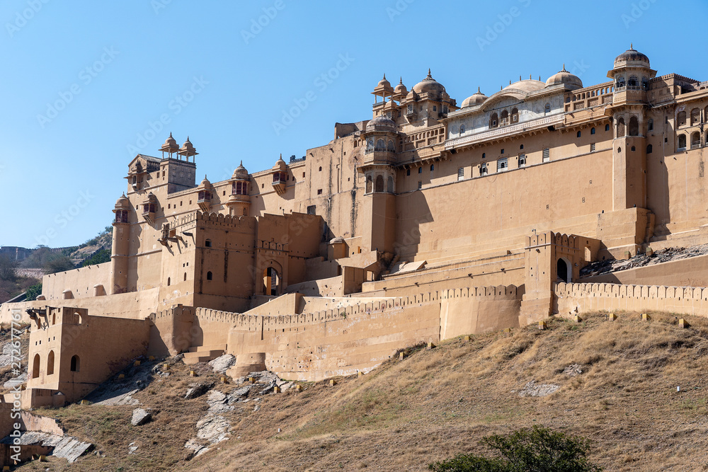 View of Amber Fort in Jaipur, Rajasthan, India View of Amber Fort in Jaipur, Rajasthan, India