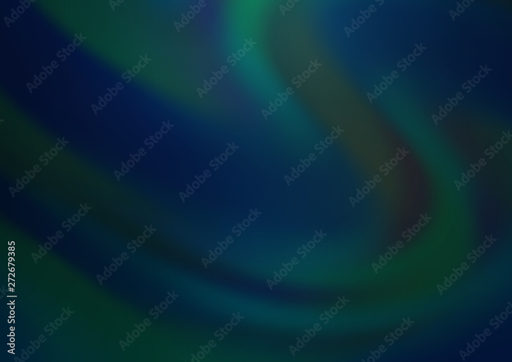 Fototapeta premium Dark BLUE vector blur pattern.