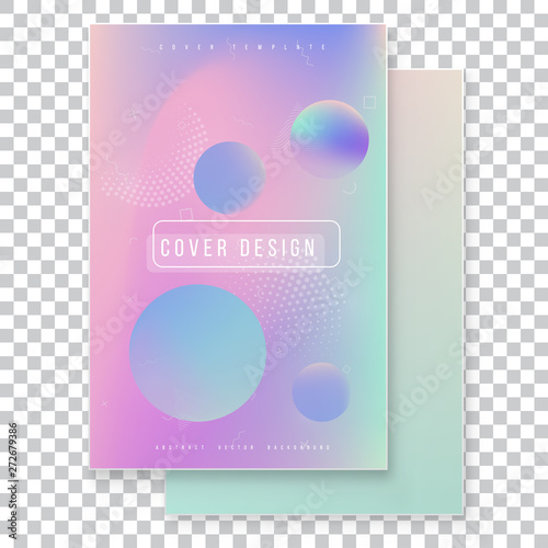 Holographic paper magic foil marble cover set. 