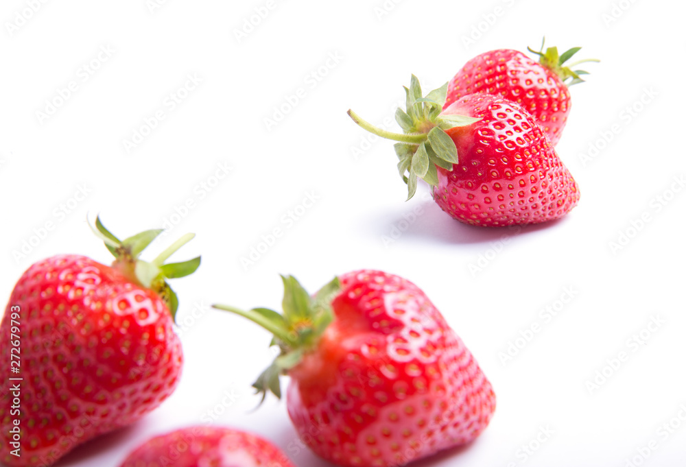 strawberry isolated on white . sweet strawberry strawberry isolated on white . sweet strawberry