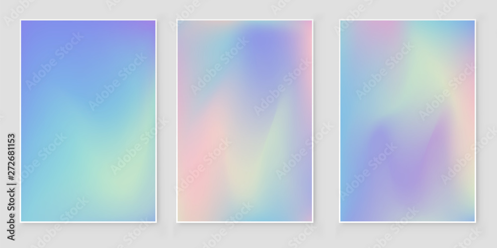 Abstract holographic iridescent foil texture. 