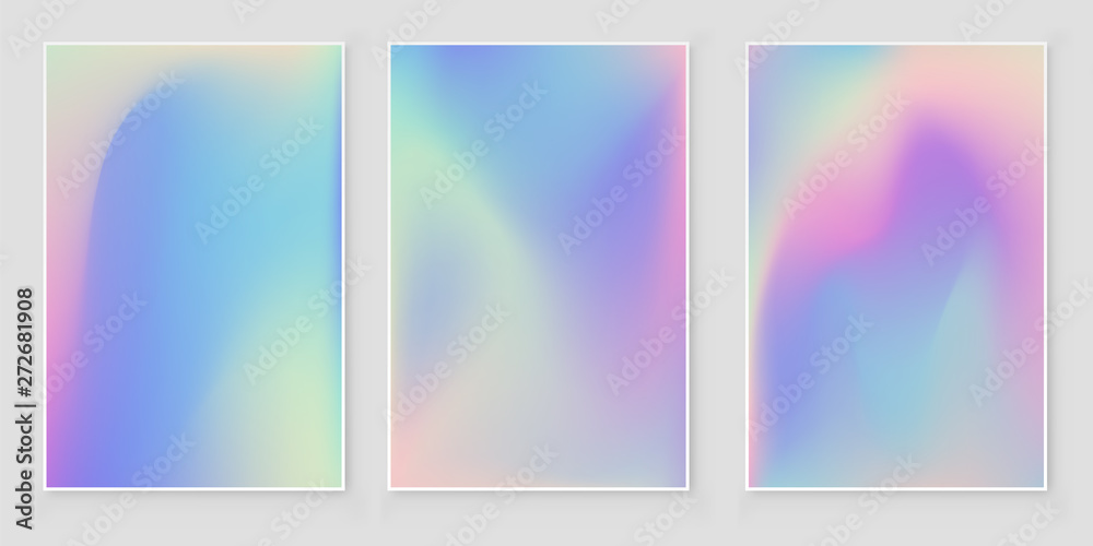 Abstract holographic iridescent foil texture. 