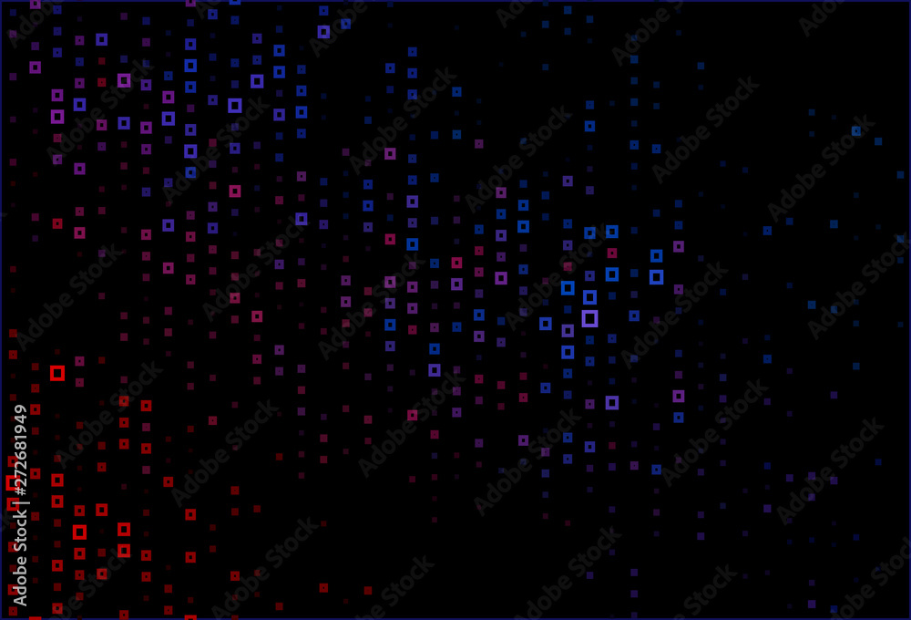 Dark Blue, Red vector background with rectangles. Dark Blue, Red vector background with rectangles.