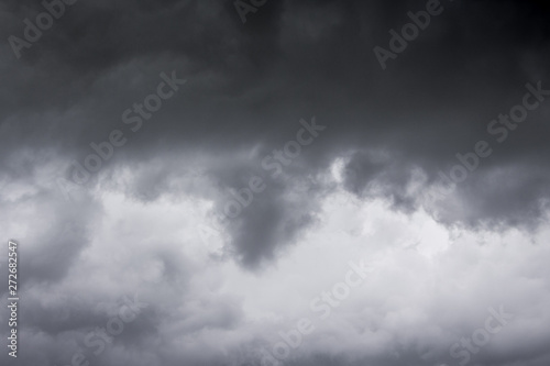 Dark storm clouds during the bad weather, background for design_