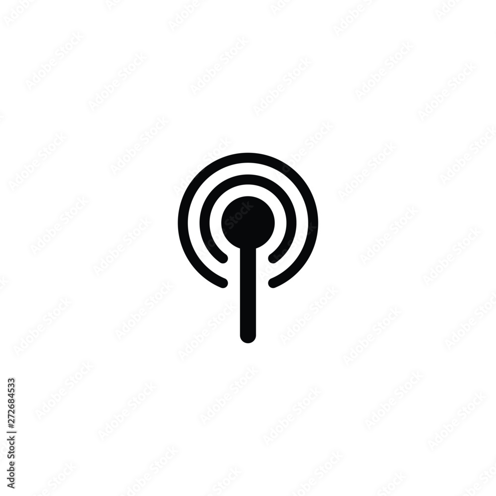 WIFI Icon. signal vector icon. Wireless and wifi icon or sign for remote internet access WIFI Icon. signal vector icon. Wireless and wifi icon or sign for remote internet access