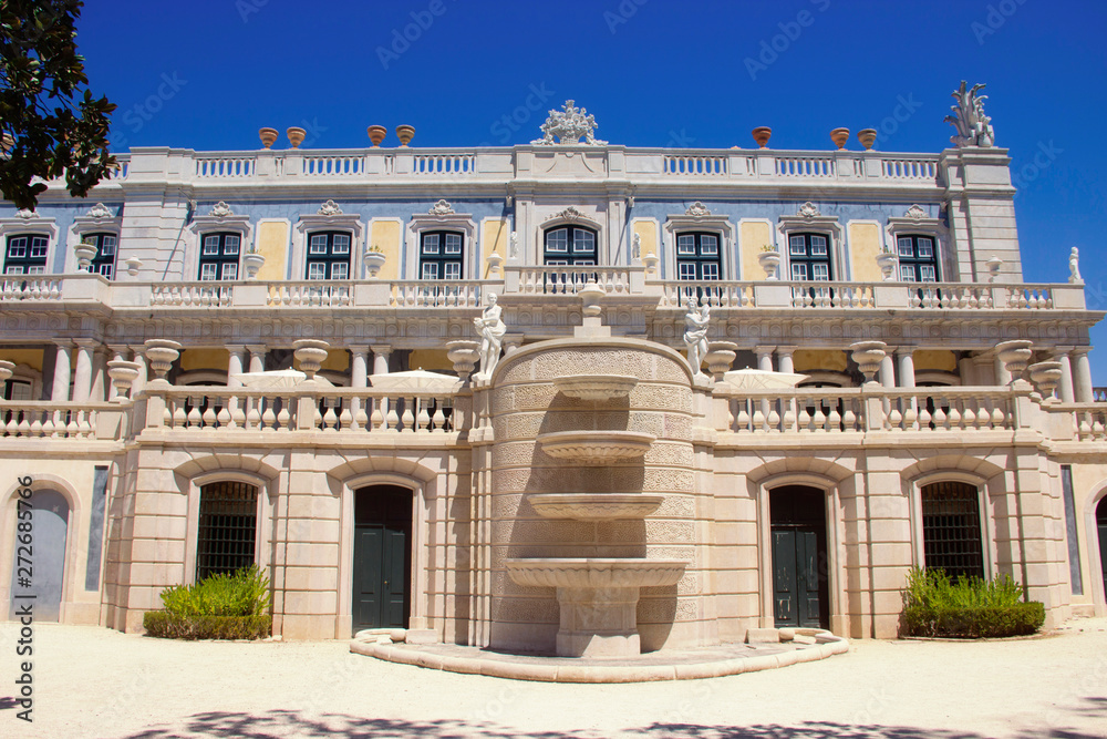 The castle of Queluz in Portugal.	