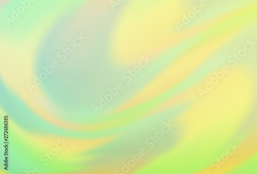 Light Green, Yellow vector glossy abstract backdrop.
