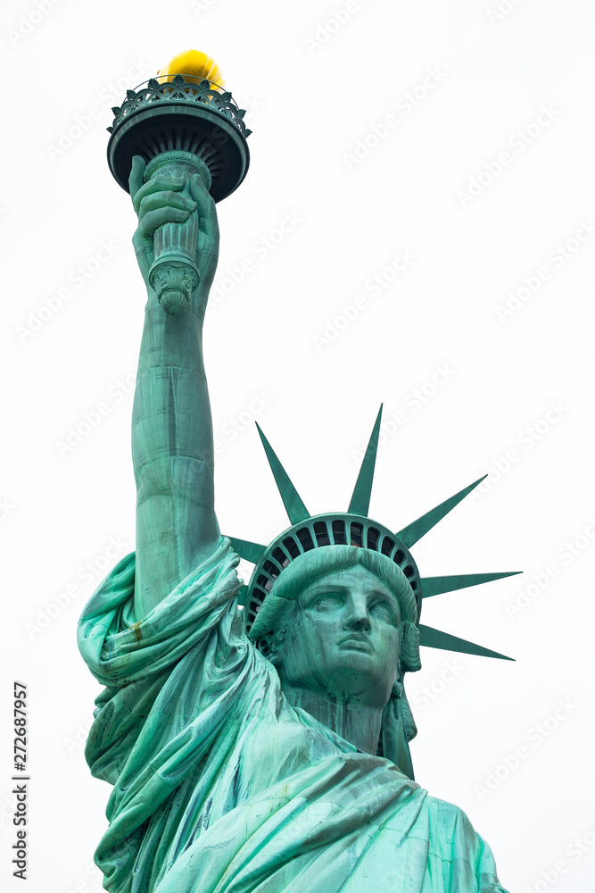 Fototapeta premium Statue of Liberty National Monument. Sculpture by Frédéric Auguste Bartholdi. Manhattan. New York. USA. 