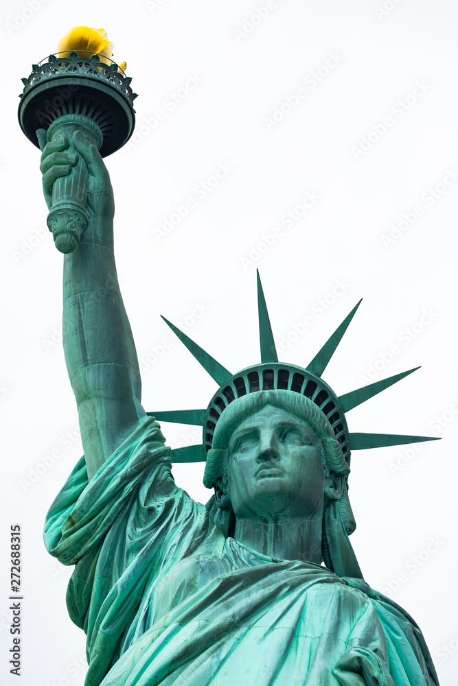 Fototapeta premium Statue of Liberty National Monument. Sculpture by Frédéric Auguste Bartholdi. Manhattan. New York. USA. 