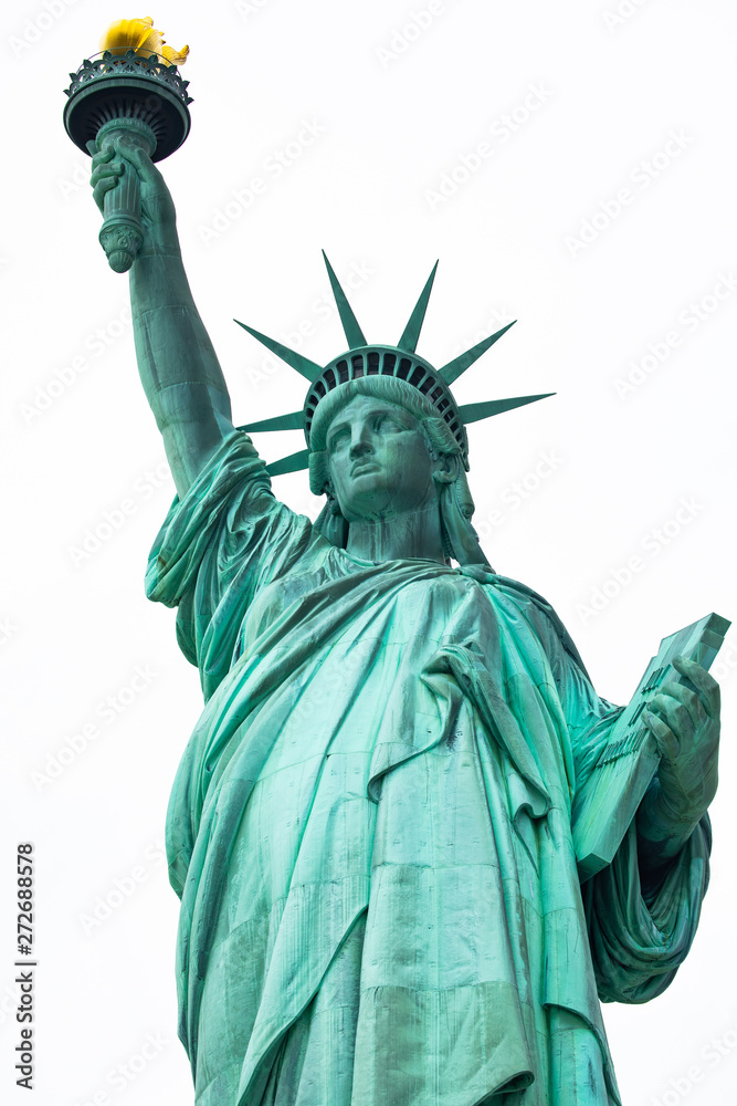 Fototapeta premium Statue of Liberty National Monument. Sculpture by Frédéric Auguste Bartholdi. Manhattan. New York. USA.