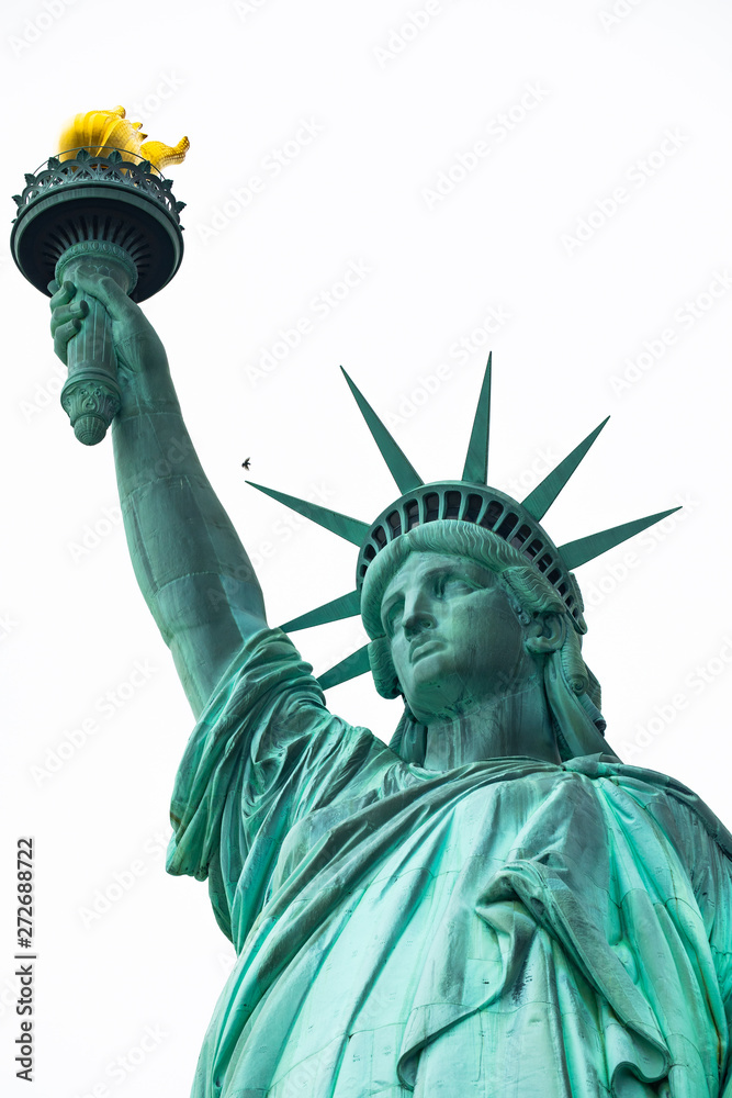 Fototapeta premium Statue of Liberty National Monument. Sculpture by Frédéric Auguste Bartholdi. Manhattan. New York. USA.