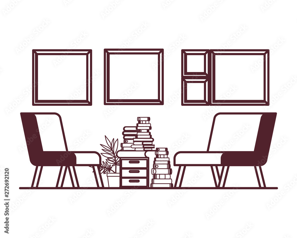 living room with couch and stack of books living room with couch and stack of books