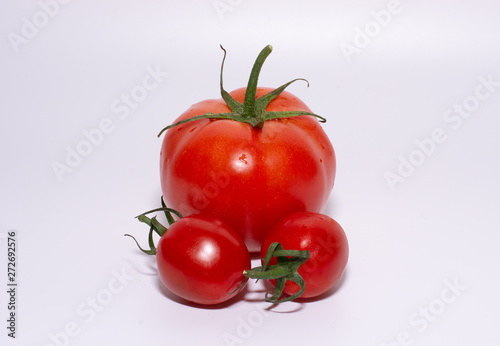 tomatoes isolated on white background