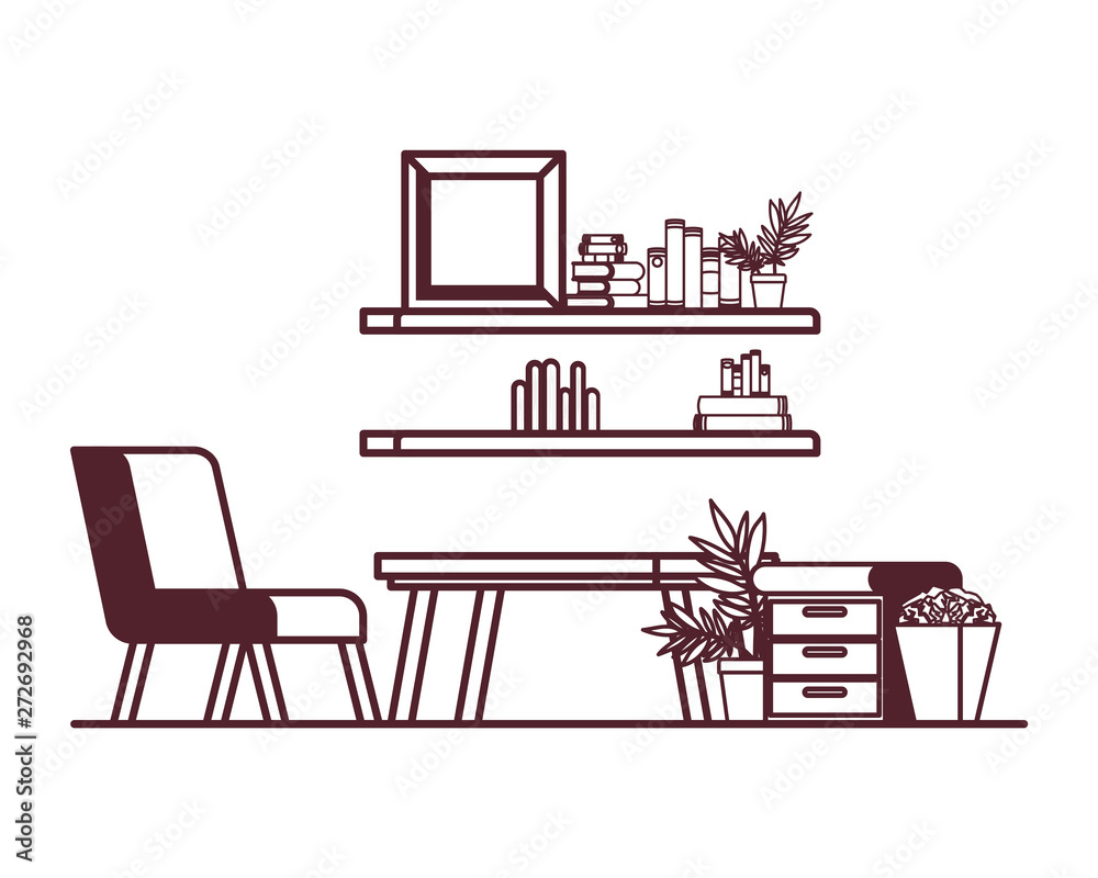 living room with couch and bookshelf of books living room with couch and bookshelf of books