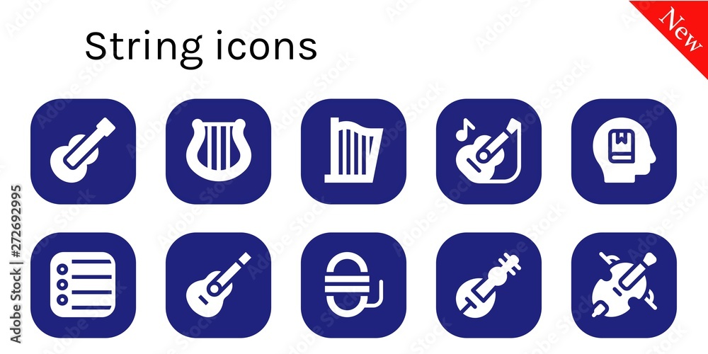 string icon set