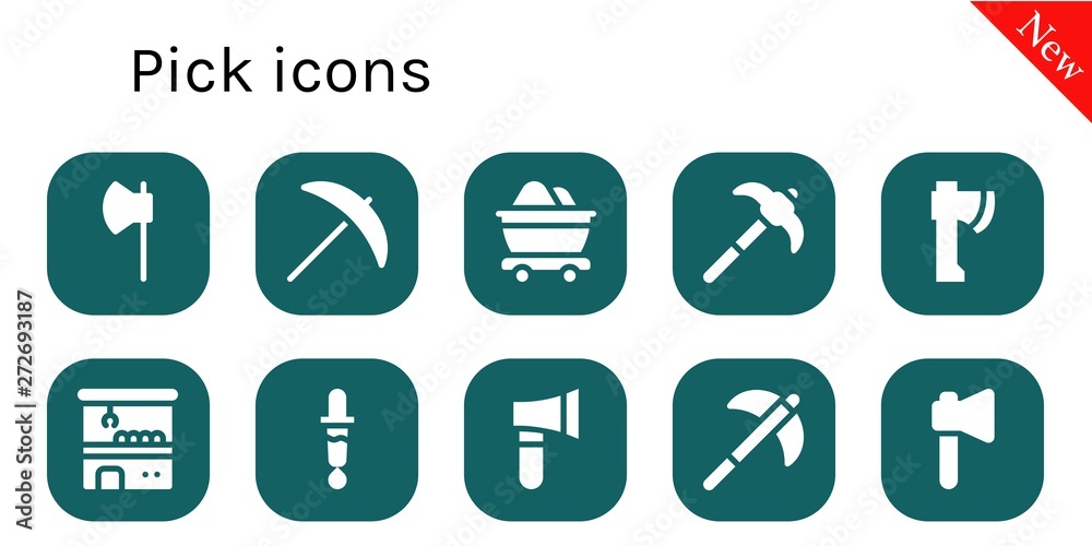 pick icon set pick icon set
