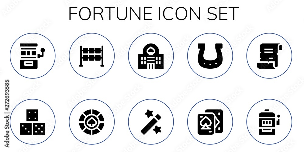 fortune icon set