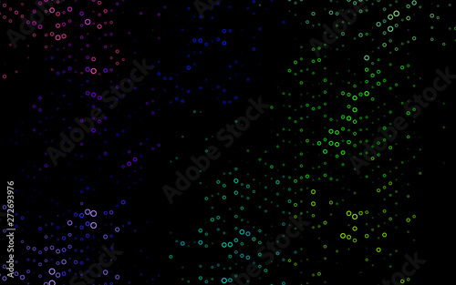Light Multicolor, Rainbow vector layout with circle shapes.