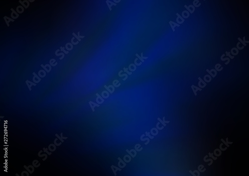 Dark BLUE vector blurred bright pattern.