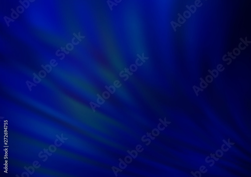 Dark BLUE vector modern bokeh pattern.