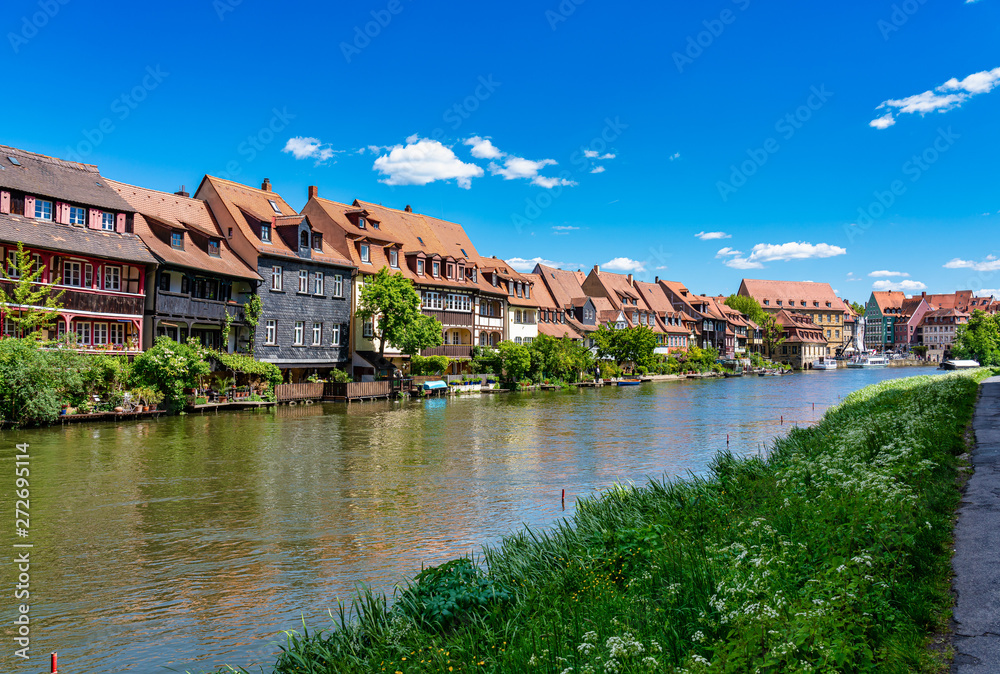 Little Venice at Bamberg in Bavaria, Germany