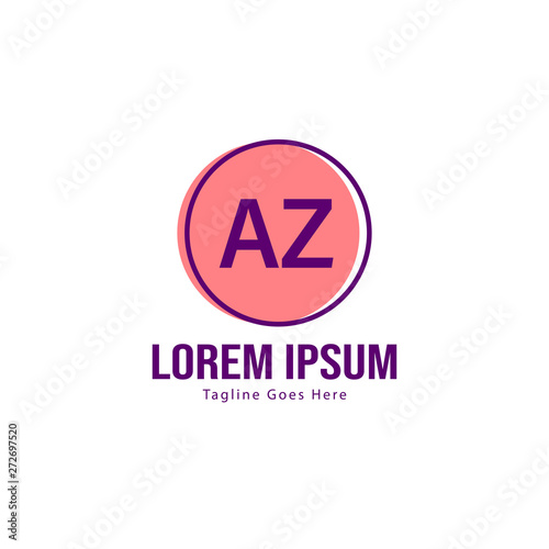 Free Download AZ Letter Logo Design. Creative Modern AZ Letters Icon Illustration - GFXLoad