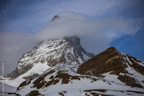 The Matterhorn enshrouded in cotton clouds © Chase