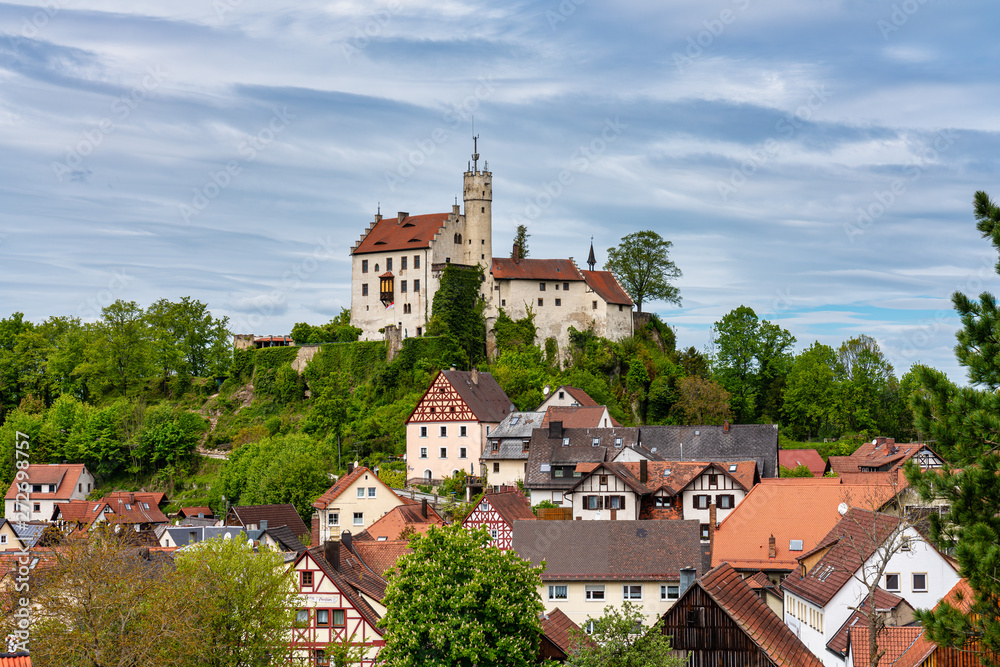 Medieval Castle of Goessweinstein in Bavaria in Germany