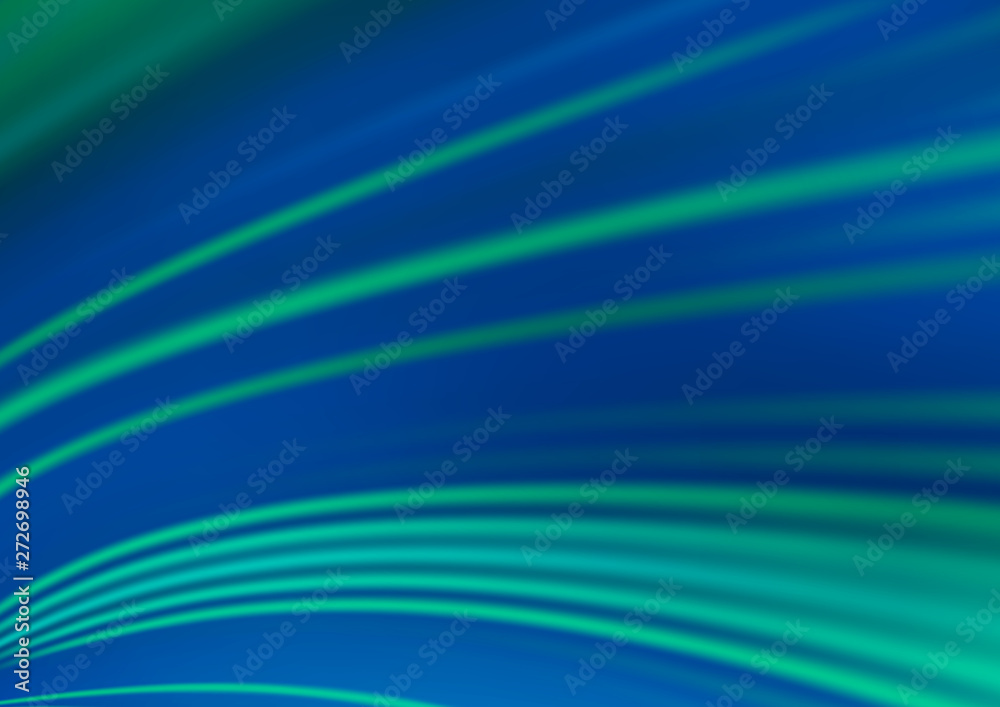 Obraz premium Light BLUE vector modern bokeh pattern.