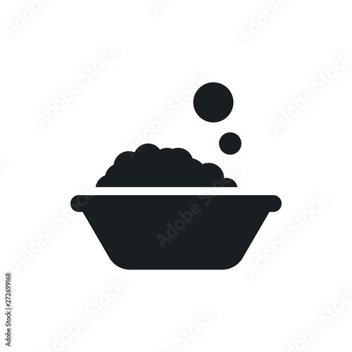 foam basin vector icon