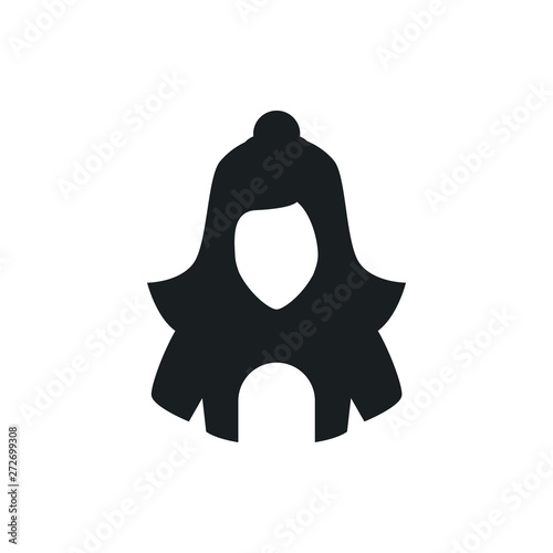 cleaner woman vector icon
