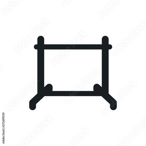 clothes rack vector icon