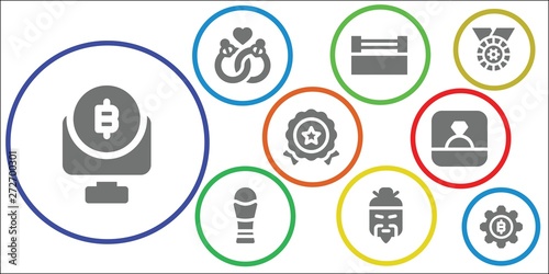 gold icon set