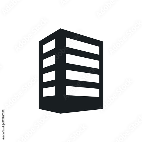 office building vector icon