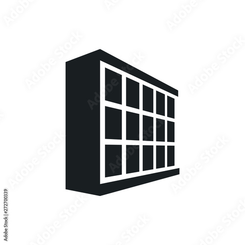 office building vector icon