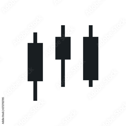 japanese candle vector icon