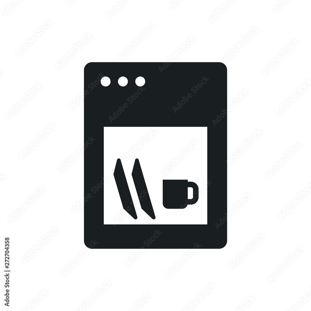 dishwasher vector icon dishwasher vector icon