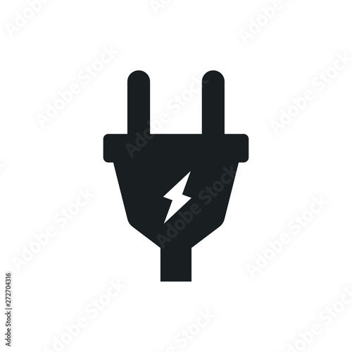 power plug vector icon