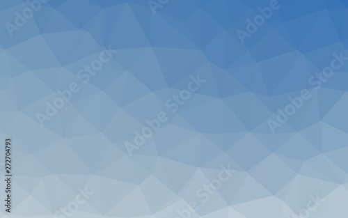 Fototapeta Naklejka Na Ścianę i Meble -  Light BLUE vector polygon abstract backdrop.