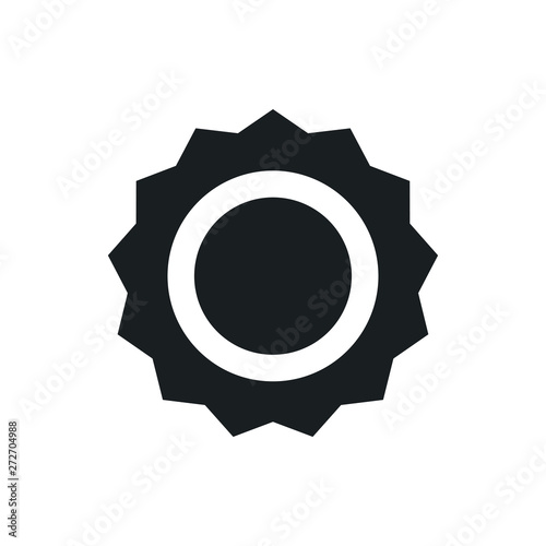 nuclear fusion vector icon