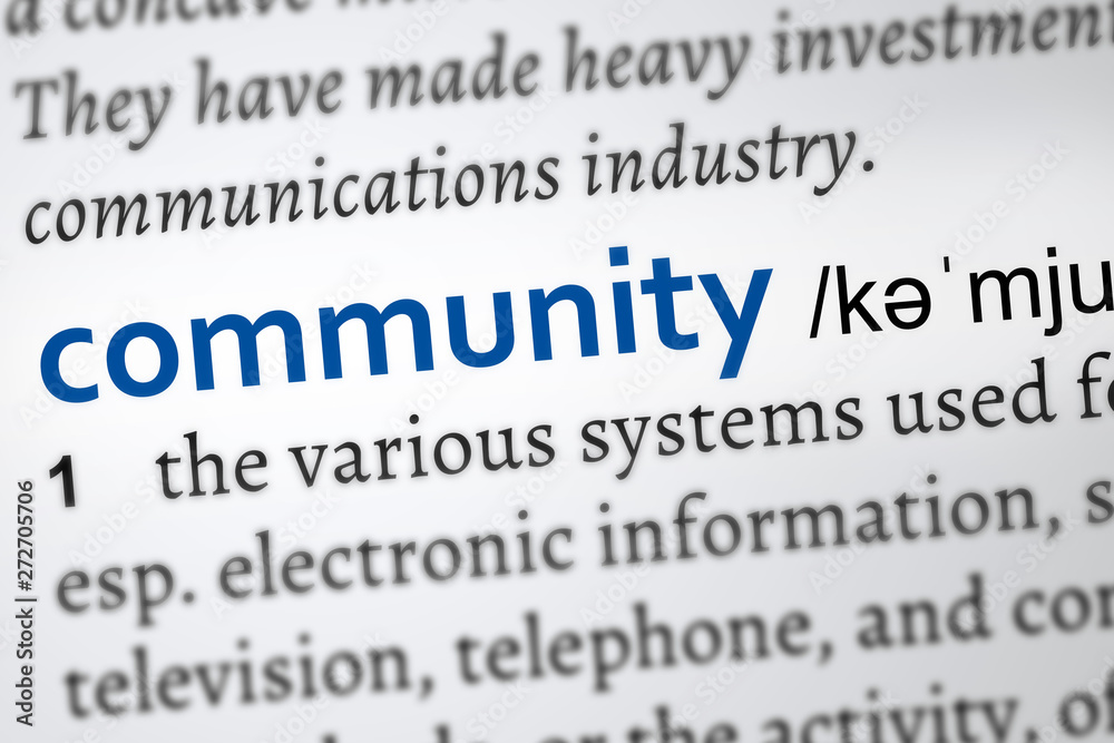 Dictionary definition of the word community Dictionary definition of the word community