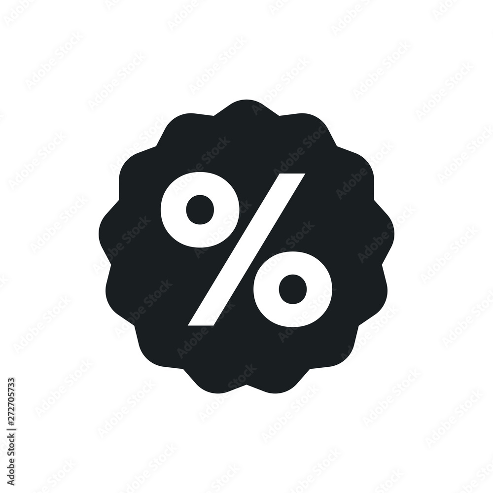 sale label vector icon