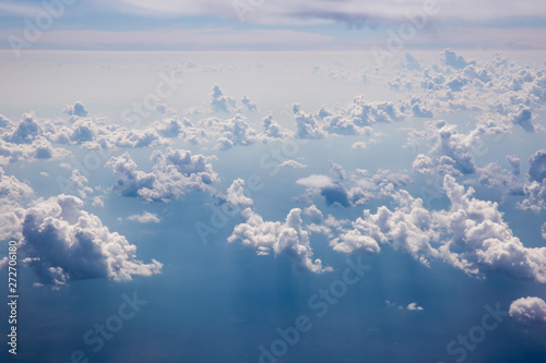 The sky above the clouds