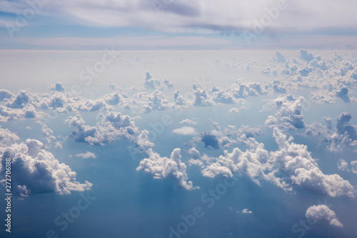 The sky above the clouds